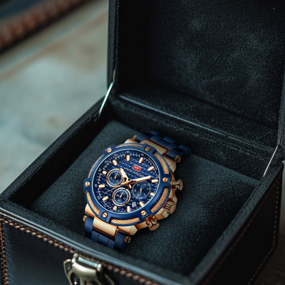 Herren Quarzuhr Maritime Armbanduhr