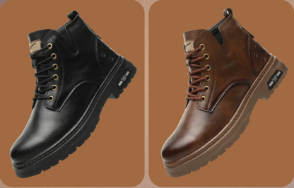 Herren Schnürstiefel Robust Wasserfest