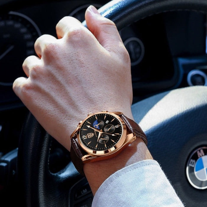 Herrenuhr Edelstahl Automatik Elegant