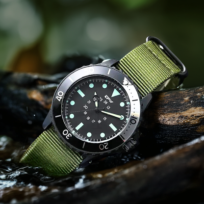 Herren Taucheruhr Militärstyling Wasserdicht