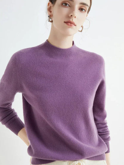 Damen Pullover Langarm Elegantes Design