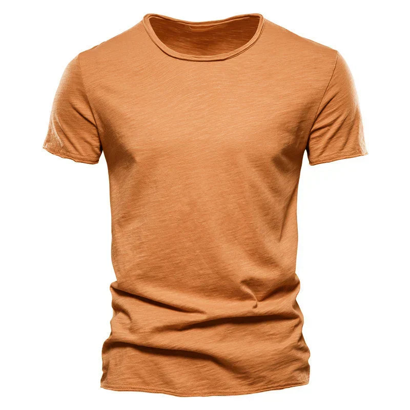 Herren T-Shirt Baumwolle Weich Bequem