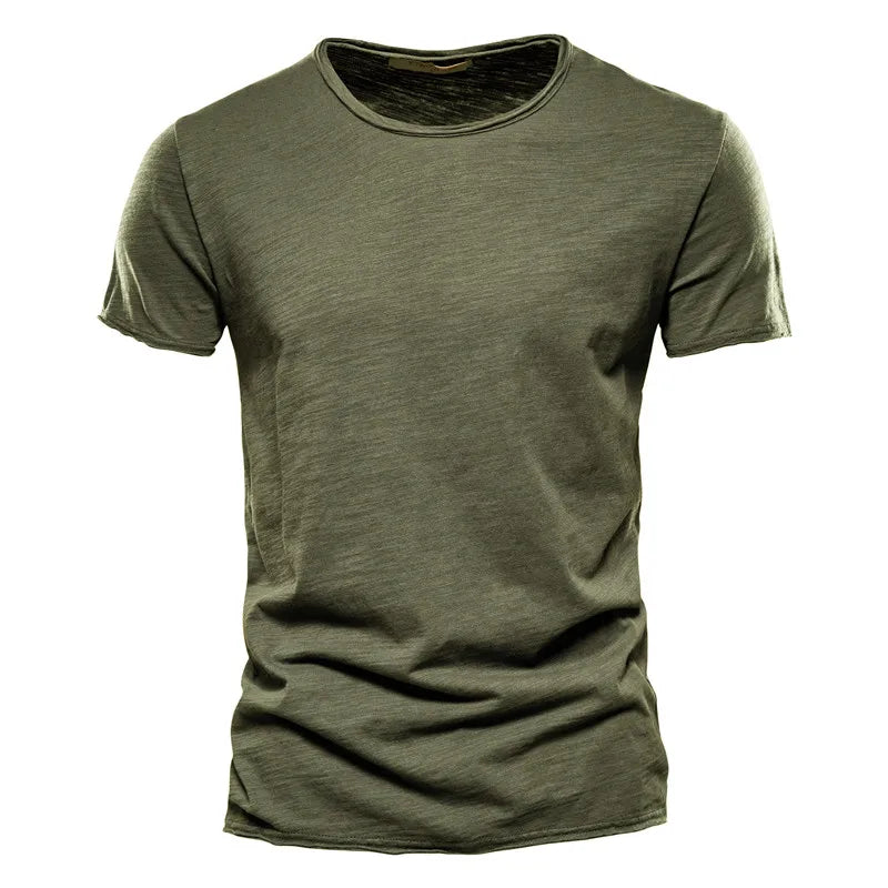 Herren T-Shirt Baumwolle Weich Bequem