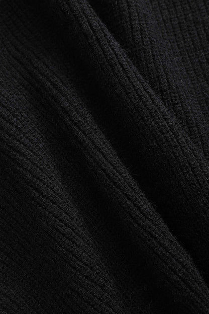 Damen Strickcardigan Denim Patches