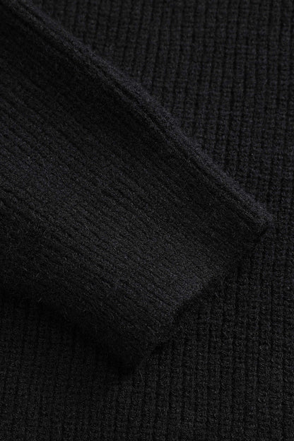 Damen Strickcardigan Denim Patches