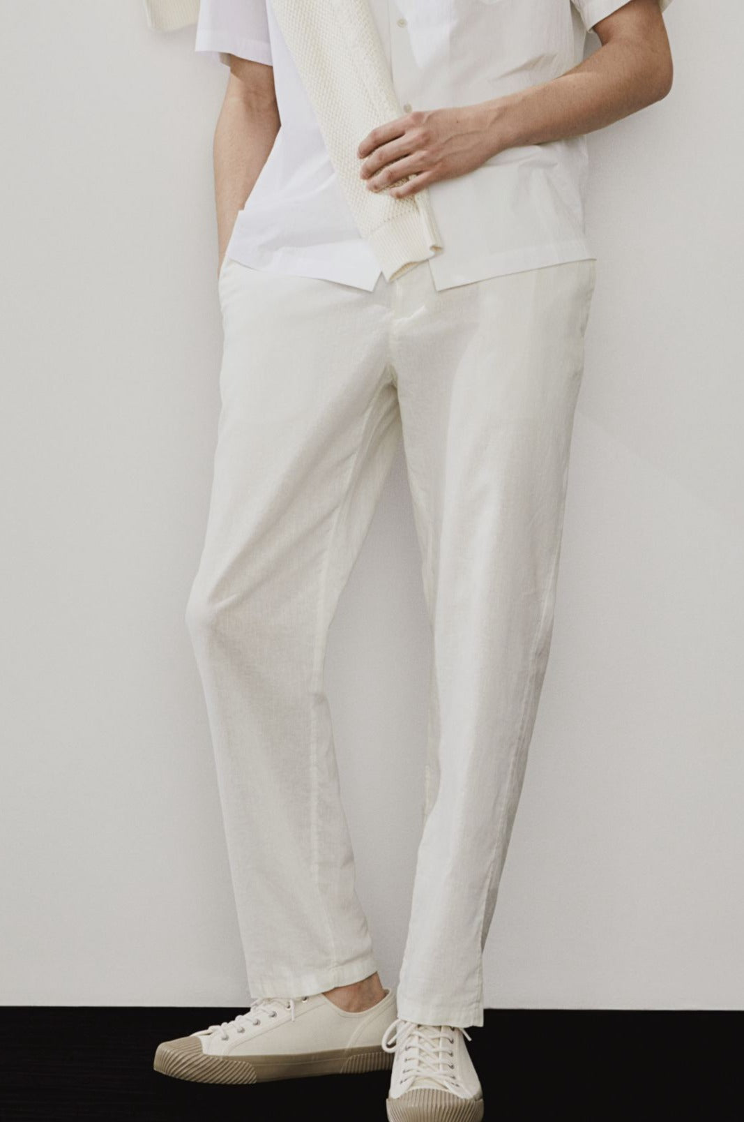 Herren Slim-Fit-Hose mit Kordelzug Bequem