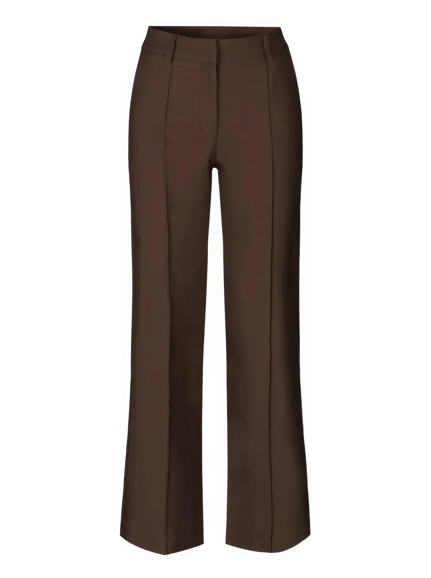 Braune High Waist Hose – zeitlose Damenhose