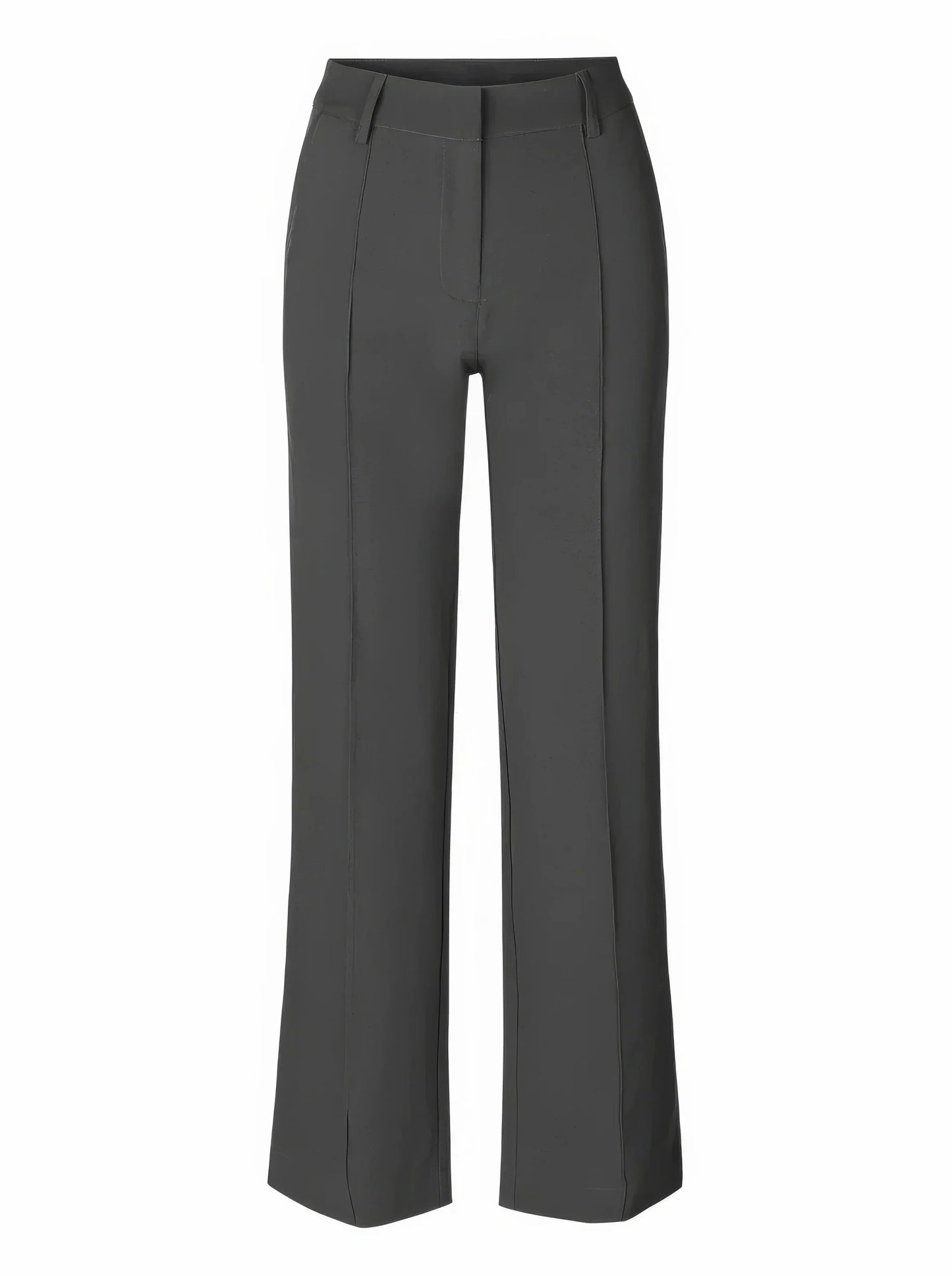 Damen Hochtaillihose Weite Bein Elegante Hose