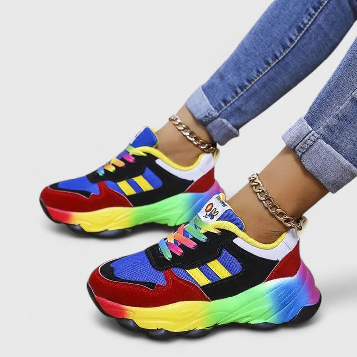 Damen Sneaker Chunky Sportlich Modisch