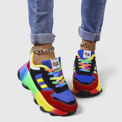 Damen Sneaker Chunky Sportlich Modisch