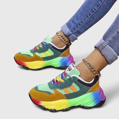 Damen Sneaker Chunky Sportlich Modisch