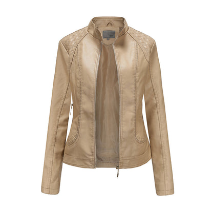 Leder Frauenjacke Stylisch
