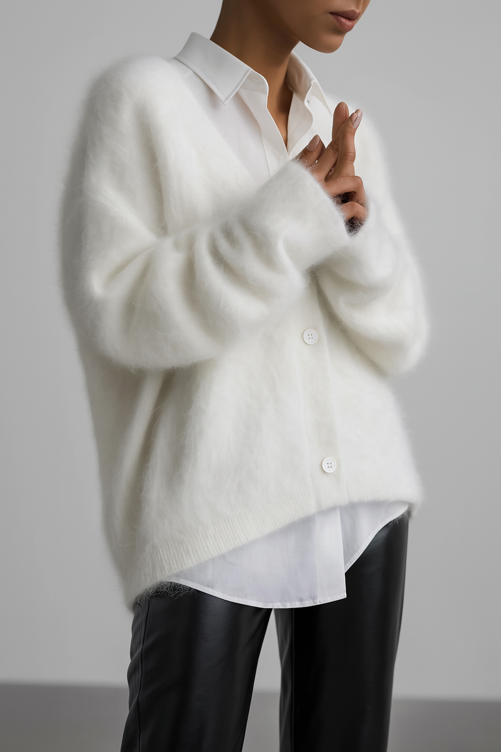 Damen Kaschmir Cardigan Strick Herbst