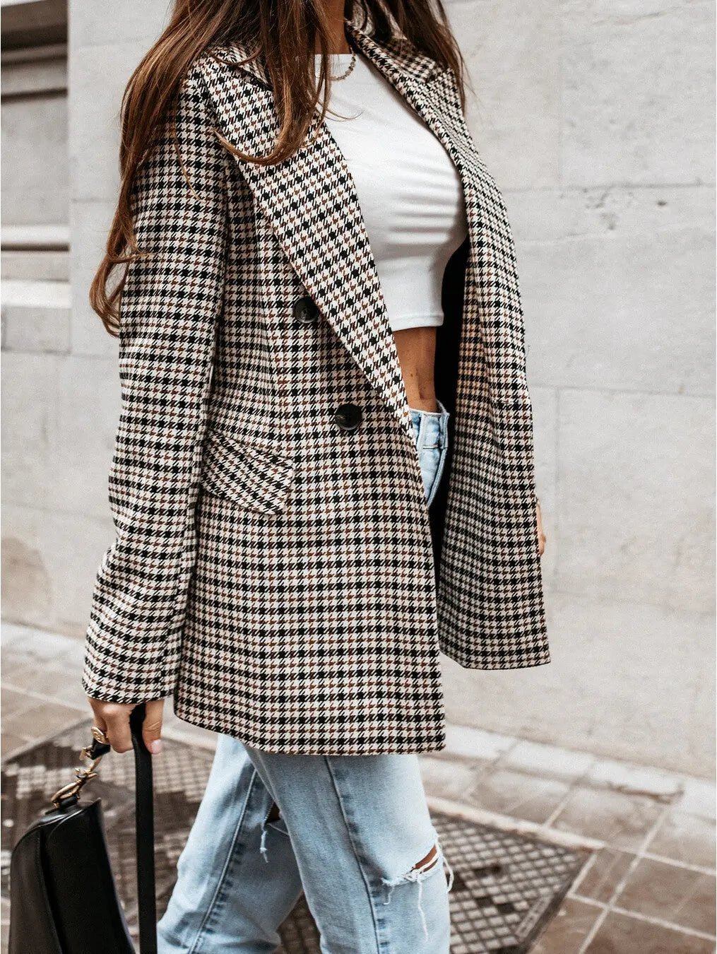 Karina | Karierter Blazer für Damen Zendoo.de