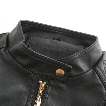 Leder Frauenjacke Stylisch