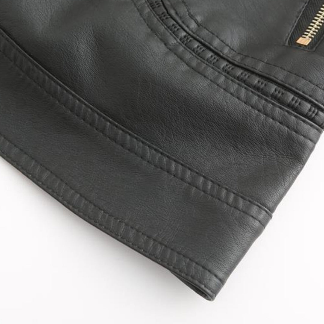 Leder Frauenjacke Stylisch
