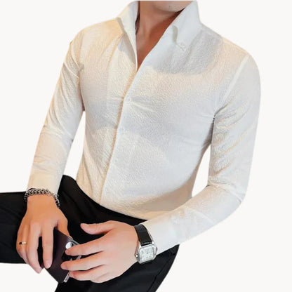 Herren Hemd Klassisch Elegantes Baumwolle