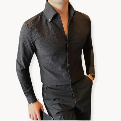 Herren Hemd Klassisch Elegantes Baumwolle