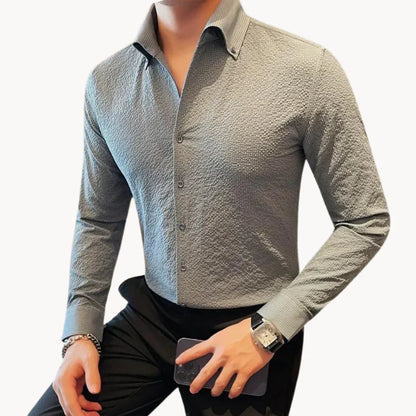 Herren Hemd Klassisch Elegantes Baumwolle