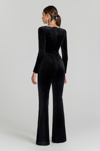 Damen Jumpsuit mit Nackendetail Elegant