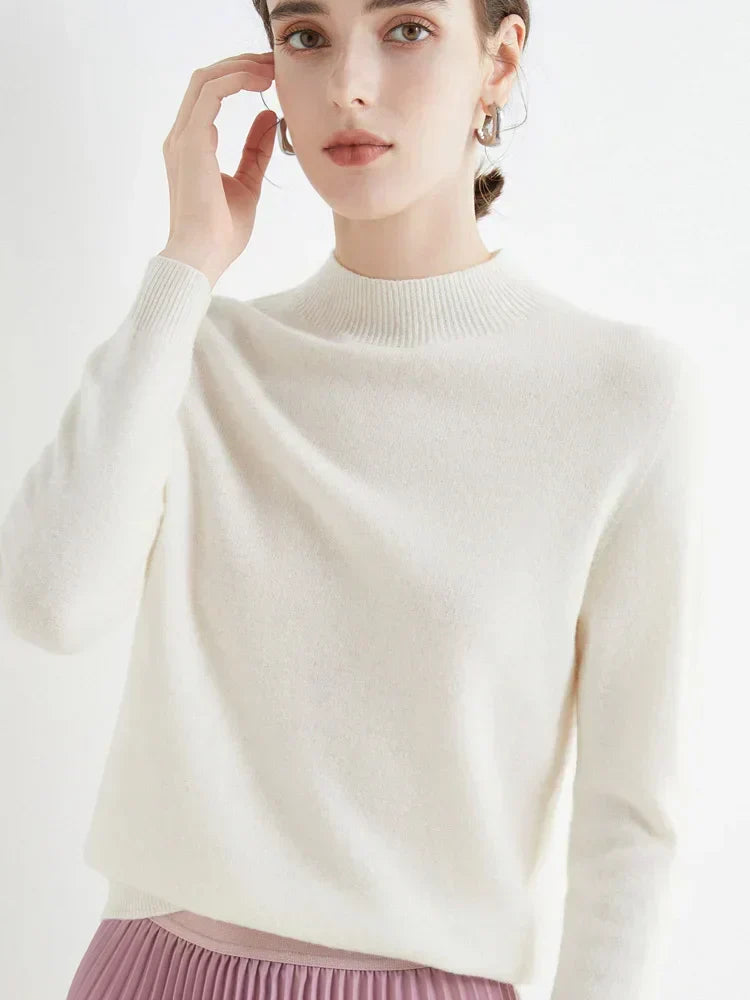 Damen Pullover Langarm Elegantes Design