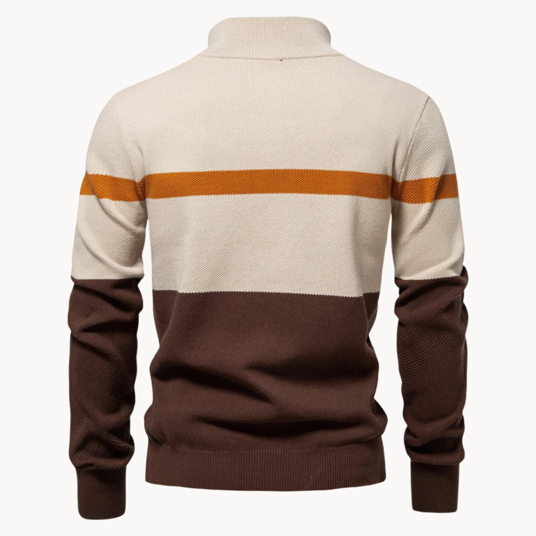 Herren Pullover Baumwolle Weich Klassisch