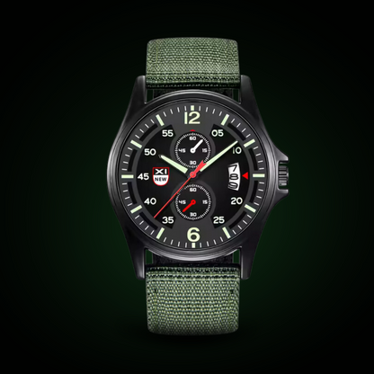 Herren Quarz Uhr Militärstil