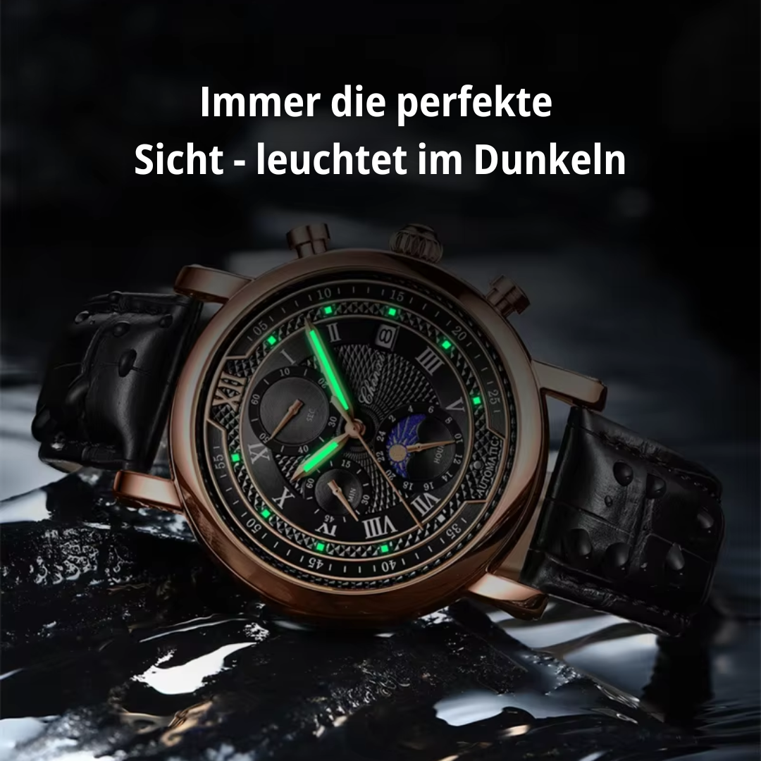 Herrenuhr Lederarmband Quarz