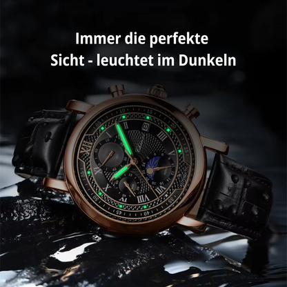 Herrenuhr Lederarmband Quarz