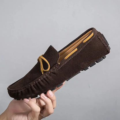 Herren Leder-Schnürloafer Elegantes Design