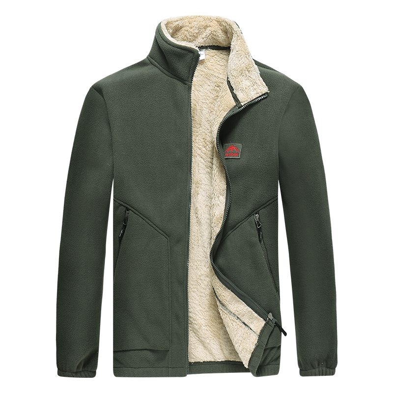 Herren Outdoor-Jacke Fleecegefüttert Warm