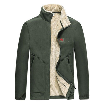 Herren Outdoor-Jacke Fleecegefüttert Warm
