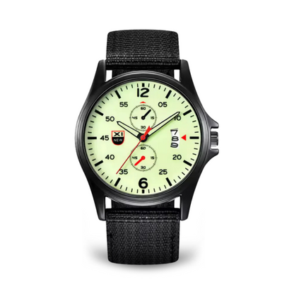 Herren Quarz Uhr Militärstil