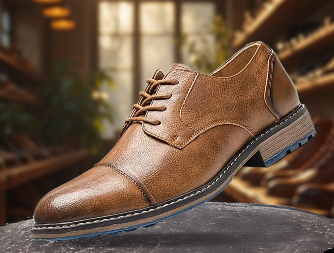 Herren Schnürschuhe Große Größen Elegantes Leder