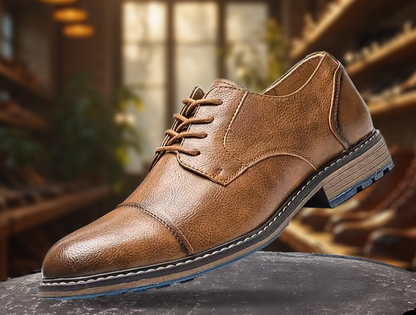 Herren Schnürschuhe Große Größen Elegantes Leder