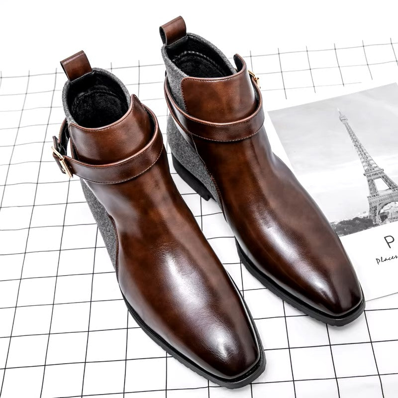 Herren Lederstiefel Echtleder Handgefertigt