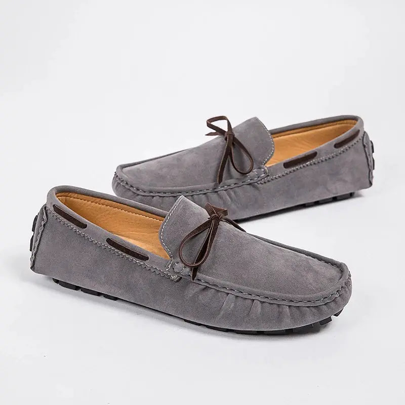 Herren Leder-Schnürloafer Schwarz Elegantes Design - Norvielle
