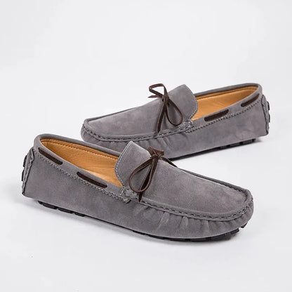Herren Leder-Schnürloafer Schwarz Elegantes Design - Norvielle