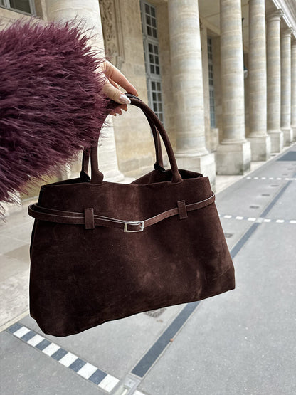 Damen Handtasche Leder Optik