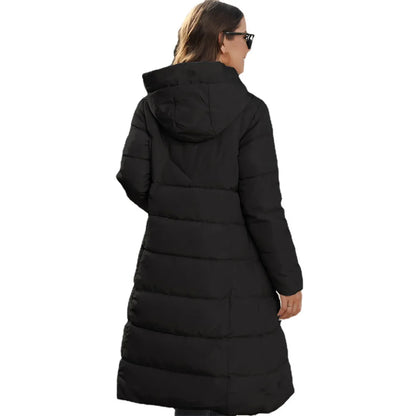 Damen Winterjacke Pufferjacke Warm Mit Kapuze - Norvielle