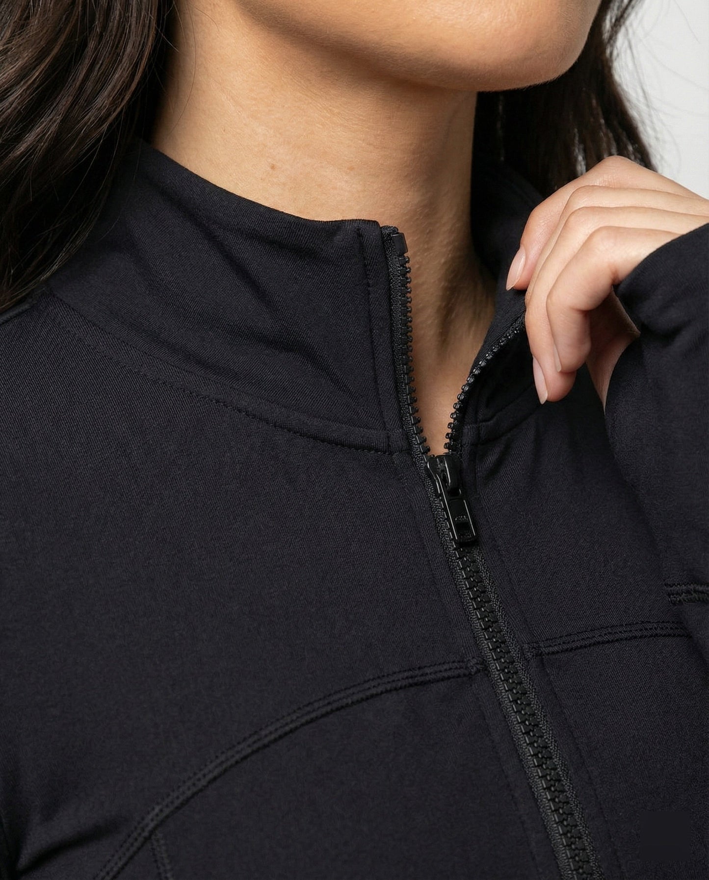 Damen Sportanzug Slim Fit Kapuze Sonnenschutz