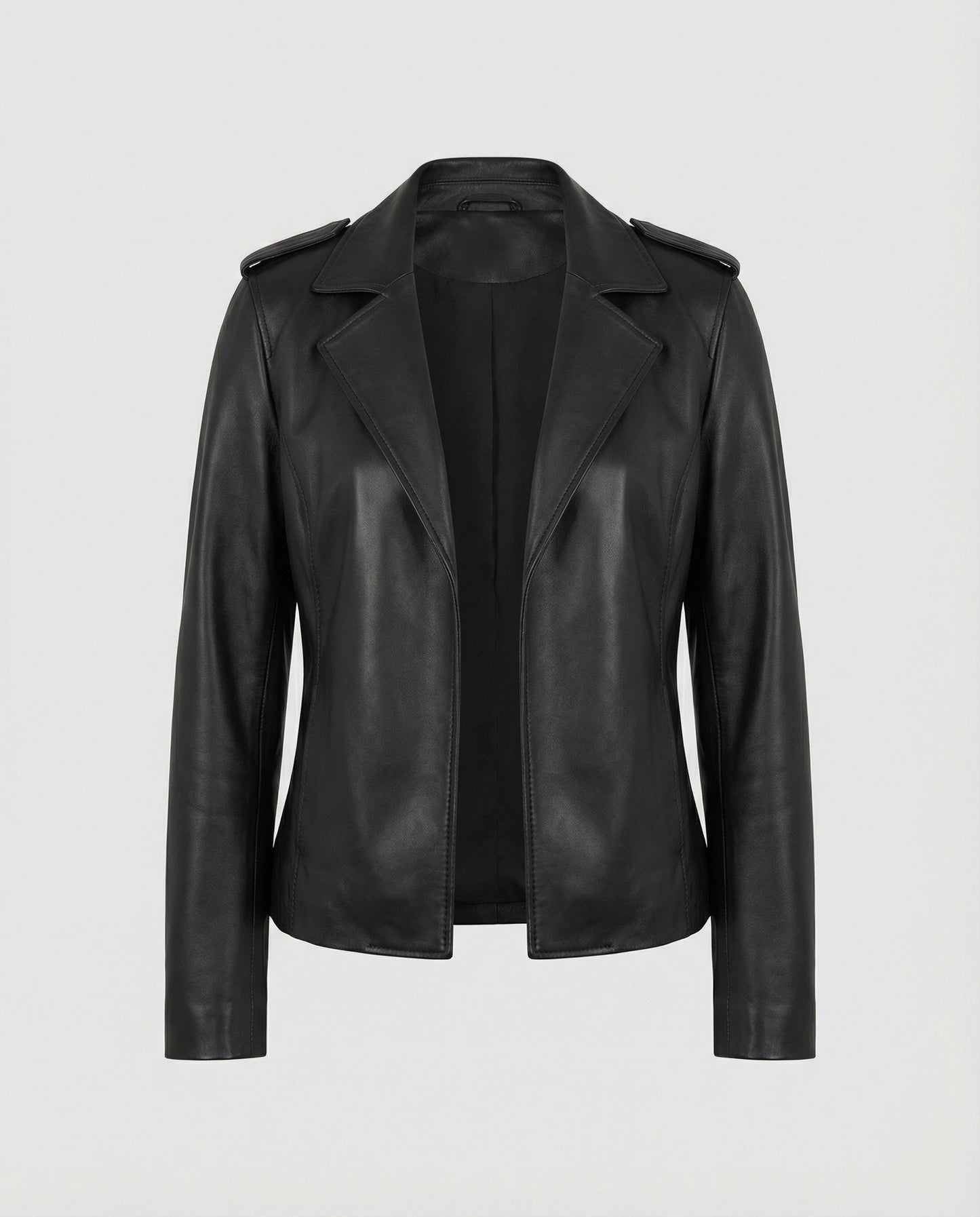 Damen Lederjacke Oversized Bikerjacke