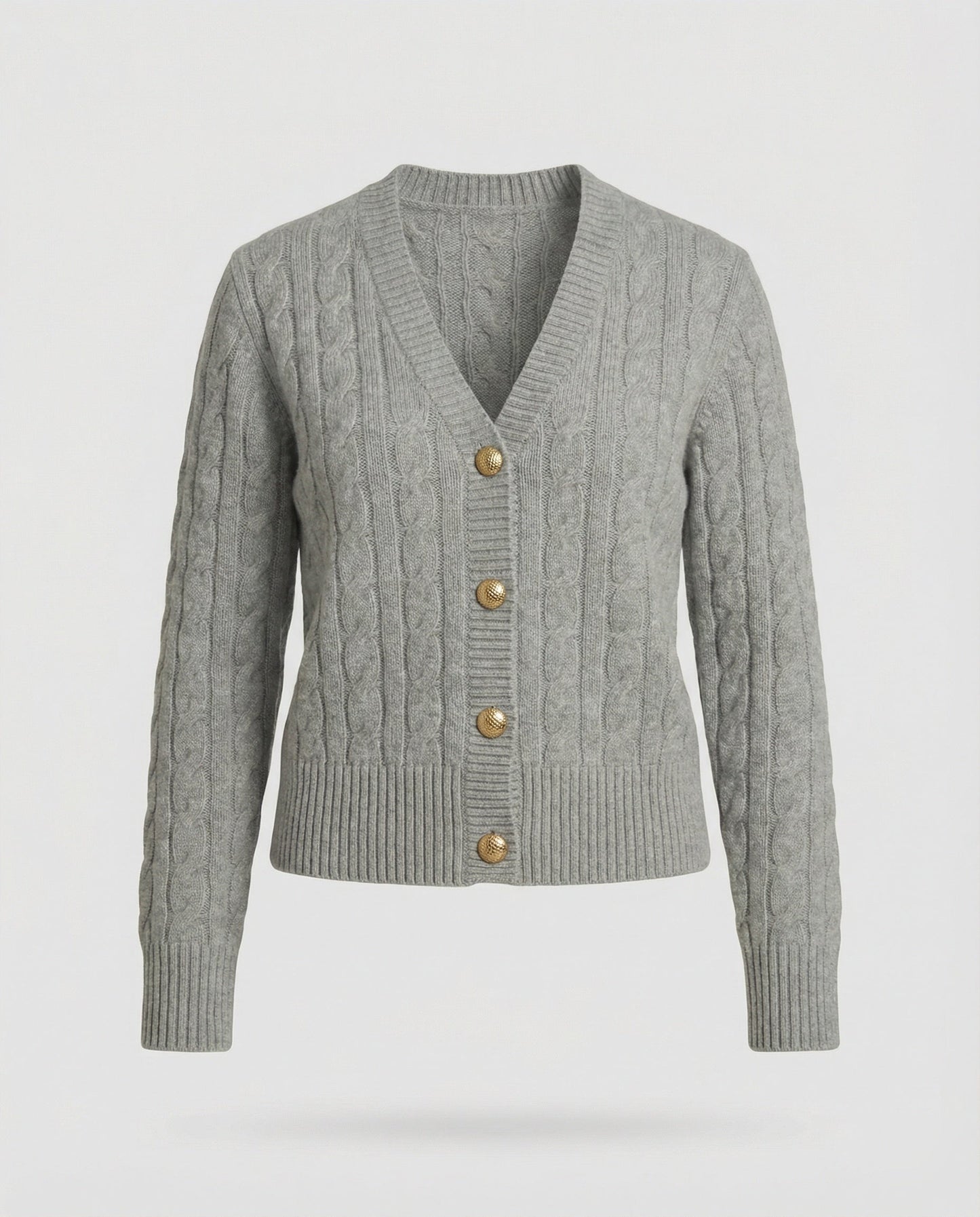 Damen Kurzcardigan Tailliert Strick Modern