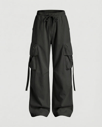 Bequeme Herren Cargohose Elastisch Vieltaschig Verstellbar