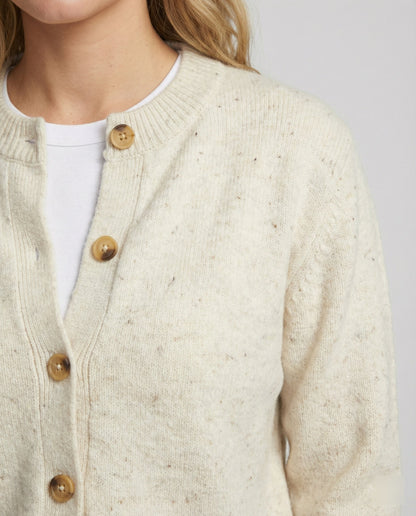 Damen Strickjacke V-Ausschnitt Weich Oversized Perlmuttknöpfe