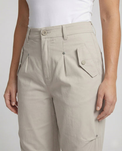 Damen Wide-Legg-Hose Hochtaillierte Asymmetrisch Modern