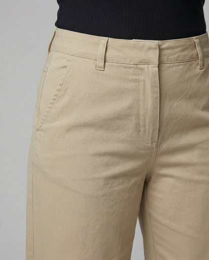 Damen Stoffhose Palazzo Hochwertig