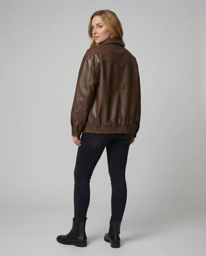 Damen Lederjacke Softleder