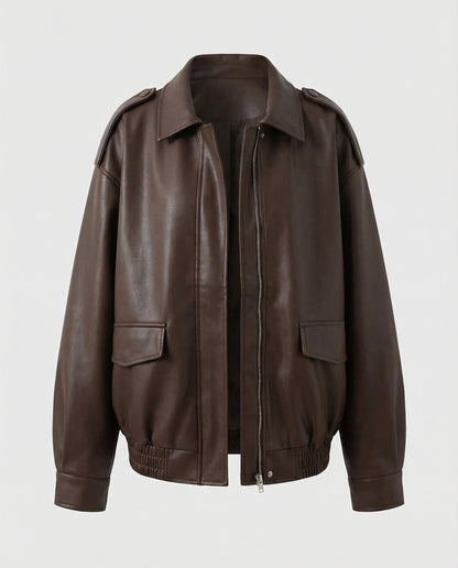 Damen Lederjacke Softleder