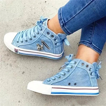 Gabriella | Trendige Schuhe im Denim-Look Zendoo.de
